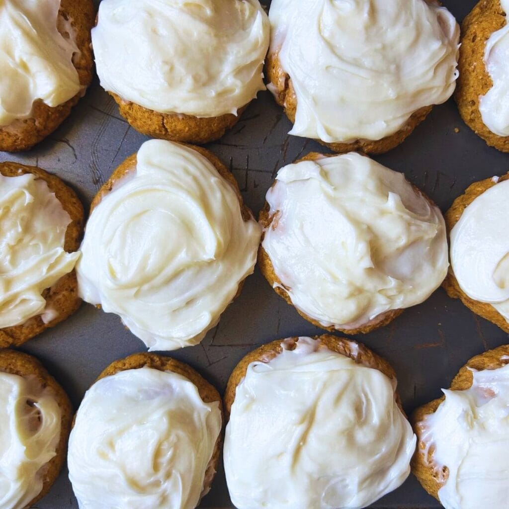 cookies with cream cheese frosting