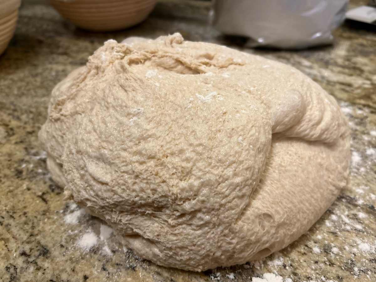 Half Whole Wheat Sourdough Boule Recipe - A Hint of Homestead