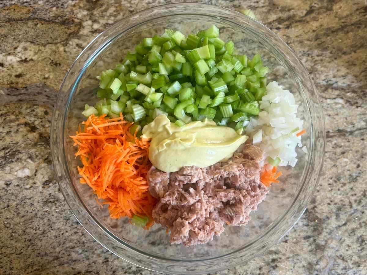 Easy Whole Food Shredded Carrot and Tuna Salad Recipe