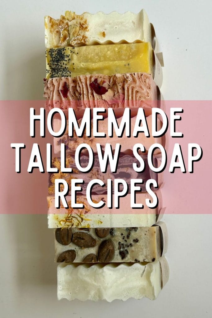 homemade tallow soap recipes pinterest image