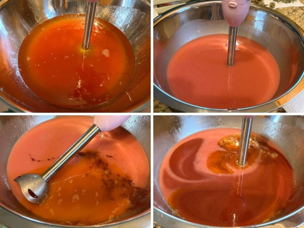 mixing fats with lye, oils, and clay to make tallow soap