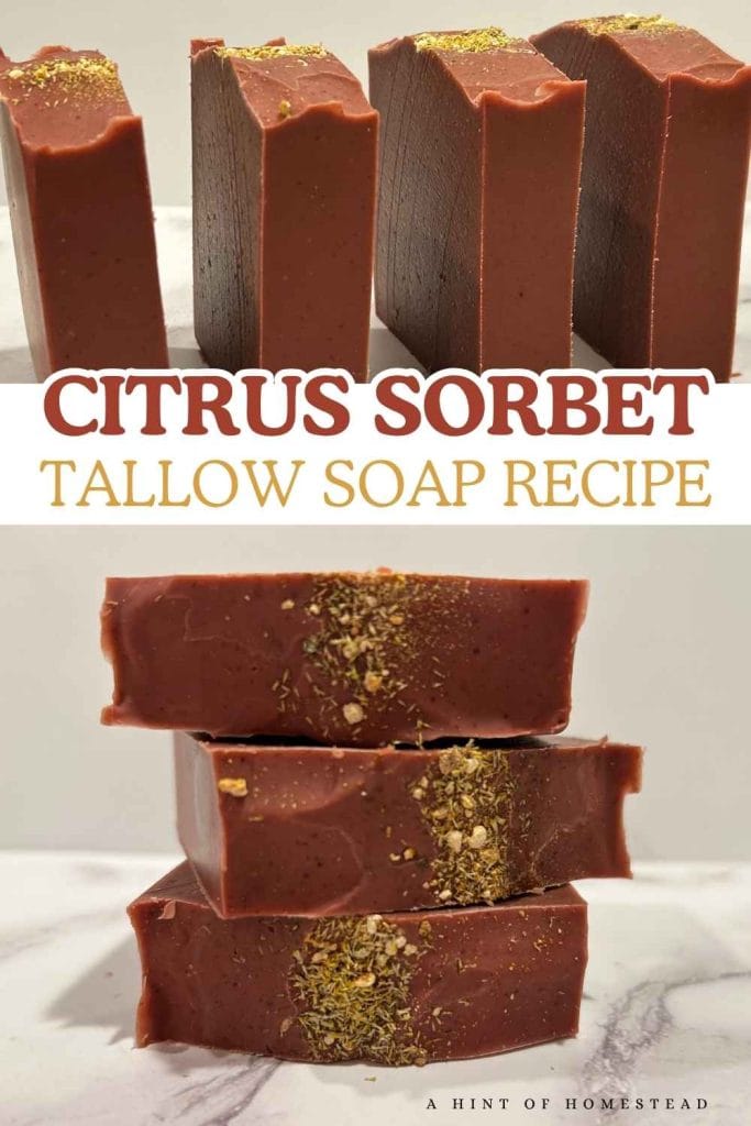 bars of red soap stacked up and lined up to show different angles